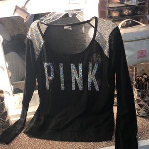 PINK victoria’s secret secret bling shirt